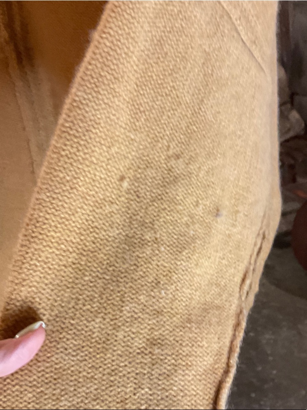 Free People Oversized V-Neck Sweater in Mustard - Picture 4 of 8